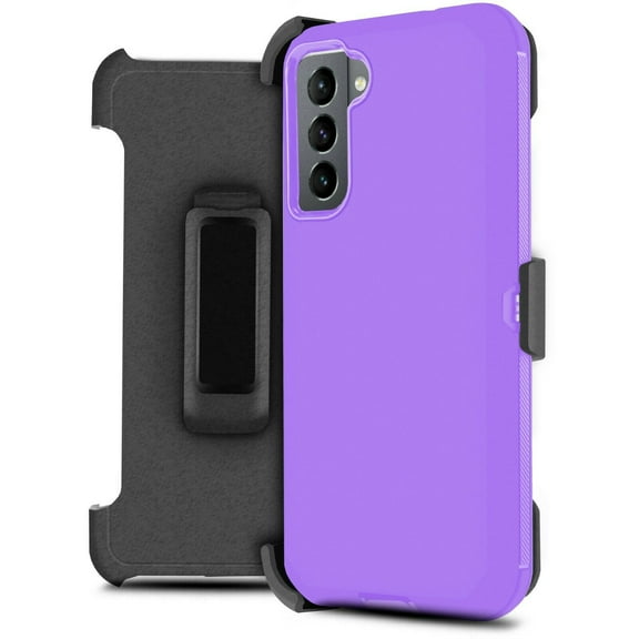 for Samsung Galaxy S21 FE 5G (NOT FIT S21 5G) Phone Case Dual Layer Full-Body Rugged Clear Back Case Drop Resistant Shockproof Case with Built In Screen Protector