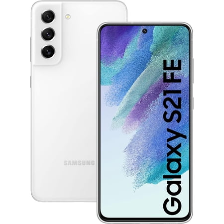 Samsung Galaxy S21 FE 5G with 6.4" FHD+ 120Hz display | 128GB + 6GB RAM GSM Unlocked International Version Dual SIM Smart Phone | Brand New