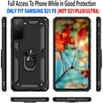 thumbnail image 1 of Samsung Galaxy S21 FE Case, STARSHOP Drop Protection Ring Kickstand Cover- Black, 1 of 6