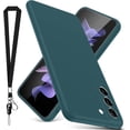thumbnail image 1 of for Samsung Galaxy S21 FE Case, Thin Liquid Silicone Case with Lanyard,Shockproof,Slim Phone Case for Galaxy S21 FE, Full Body Screen Camera Protective Cover-Green 3-sam s21fe-04, 1 of 14