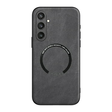 for Samsung Galaxy S21 FE Magnetic Case, Ultra Slim Fit Bumper Compatible with Magsafe + Car Mount Anti-Scratch Minimalist Shockproof Phone Case for Samsung Galaxy S21 FE, Gray