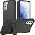 thumbnail image 1 of Samsung Galaxy S21 Plus 5G Case Military Shockproof Magnetic Kickstand Cell Phone Cover Protective with Upgrade Hard PC & Premium Soft TPU Kickstand for Galaxy S21 Plus 6.7 inch Black, 1 of 7