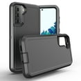 thumbnail image 1 of For Samsung Galaxy S21 Plus Heavy Duty Defender Rugged Belt Clip Holster Case with Clip - Black/Black, 1 of 5