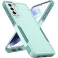 thumbnail image 1 of for Samsung Galaxy S21 Plus Case: Dual Layer Protective Heavy Duty Cell Phone Cover Shockproof Rugged with Screen Protector - Military Protection Bumper Tough - Samsung Galaxy S21+ Plus 5G, Green, 1 of 16