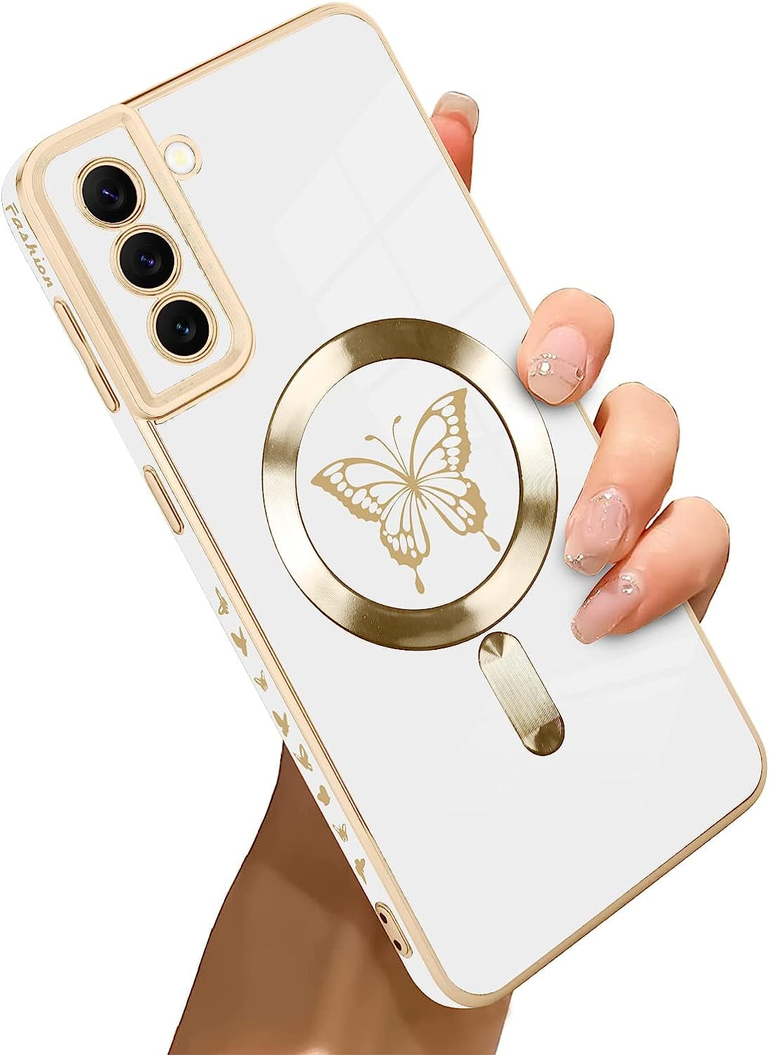 for Samsung Galaxy S21 Plus Case [Support for Magsafe] Butterfly Cute ...