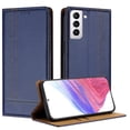 thumbnail image 1 of for Samsung Galaxy S21 Plus Slim Case with Card Holder, Premium PU Leather Wallet Case with Flip Card Slots Kickstand & Magnetic Closure for Samsung Galaxy S21 Plus, Blue, 1 of 6
