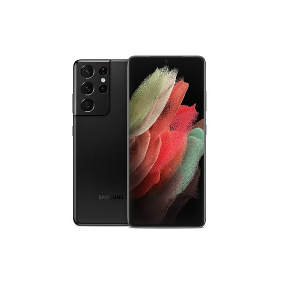 Restored Samsung Galaxy S21 Ultra 256GB 6.8" 5G Fully Unlocked, Phantom Black (Refurbished)