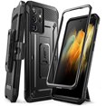 Samsung Galaxy S21 Ultra 5G Case, with Kickstand + Belt Clip Without