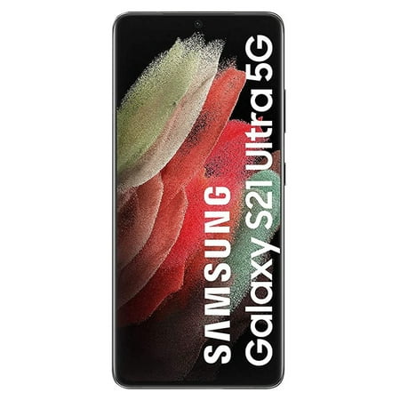 Samsung Galaxy S21 Ultra 5G G998U 256GB Black Unlocked Smartphone - Good Condition