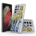thumbnail image 1 of Samsung Galaxy S21 Ultra 5G Phone Case, Rosebono Hybrid Bling Glitter Sparkle Epoxy Graphic Marble Colorful Silicone Skin Cover Armor Case for Samsung Galaxy S21 Ultra 5G (Dark Blue), 1 of 6