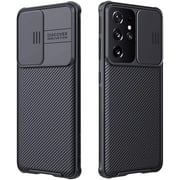 Samsung Galaxy S21 Ultra Case with Camera Cover, Full-Body Protective & Slim Fit, Camera Protection Case Only for Samsung Galaxy S21 Ultra 5G 6.8 inch (2021 Release), Black