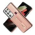 thumbnail image 1 of for Samsung Galaxy S21 Ultra Case, Lightweight Premium PU Leather Galaxy S21 Ultra Wallet Case with Card Holders Protective Case for Samsung Galaxy S21 Ultra Adjustable Stand,Rosegold, 1 of 8