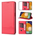 thumbnail image 1 of For Samsung Galaxy S21 Ultra Case, Premium Magnetic PU Leather Wallet Case Flip Cover with [RFID Blocking][Card Holder][Stand Function] Shockproof Full body for Samsung Galaxy S21 Ultra,Red, 1 of 10