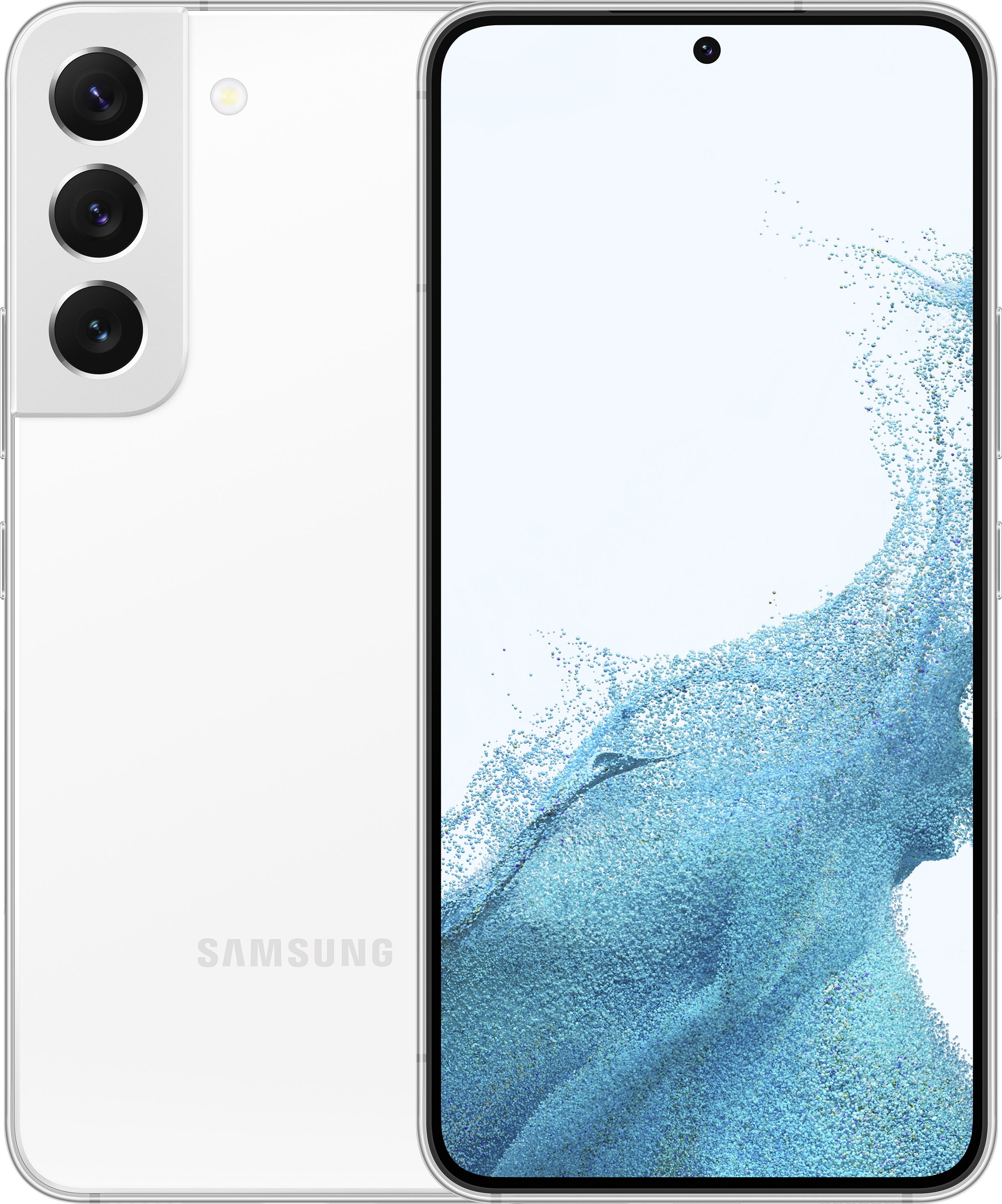 Samsung Galaxy S22 SCG13 ホワイト 本体 Samsung Galaxy S22 5G Android Phone, 256GB White - Unlocked