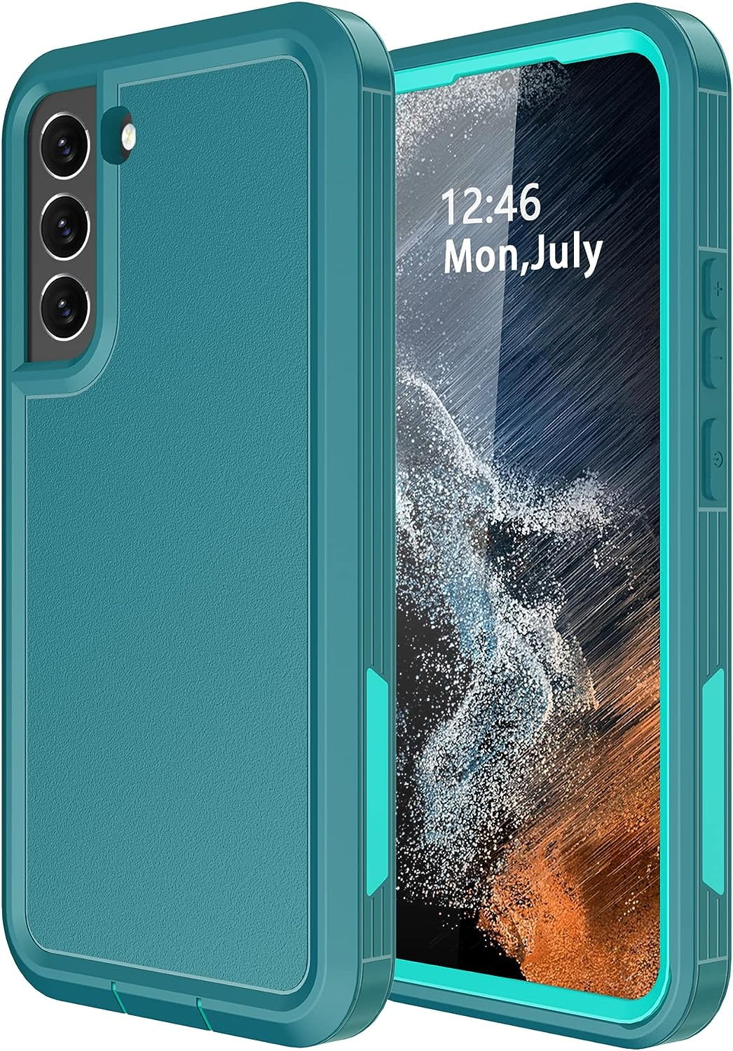 for Samsung Galaxy S22 Case,[Built in Screen Protector][Shockproof