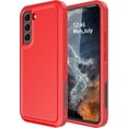 thumbnail image 1 of for Samsung Galaxy S22 Case,[Built in Screen Protector][Shockproof][Dropproof] Samsung S22 Case,Full-Body Rugged Military Grade Protective for S22 5G Case 6.1 in(Red/Black), 1 of 14