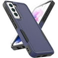 thumbnail image 1 of for Samsung Galaxy S22 Case: Dual Layer Protective Heavy Duty Cell Phone Cover Shockproof Rugged with Screen Protector - Military Protection Bumper Tough - Samsung Galaxy S22 5G 2022, 6.1 inch, Blue, 1 of 15
