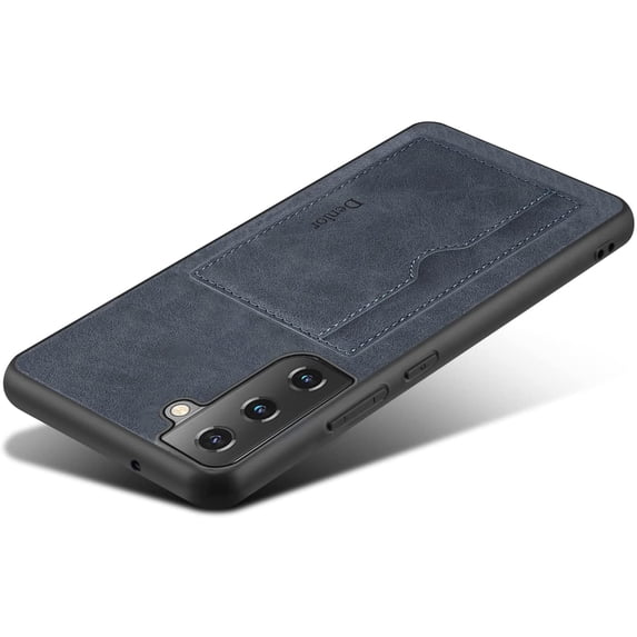 for Samsung Galaxy S22 Case, Slim PU Leather Wallet Case Credit Card Slot Holder Lightweight Protective Case with Kickstand for Samsung Galaxy S22 (Gray)