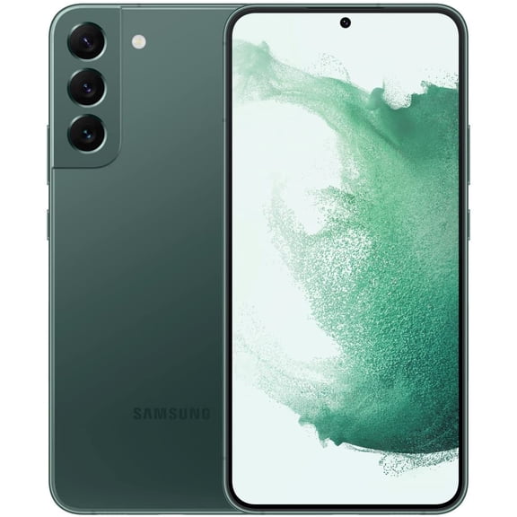 Samsung Galaxy S22 Plus 5G 128GB SM-S906U1, 6.6" AMOLED, 50MP 4K Camera,Unlocked Android Smartphone - Green