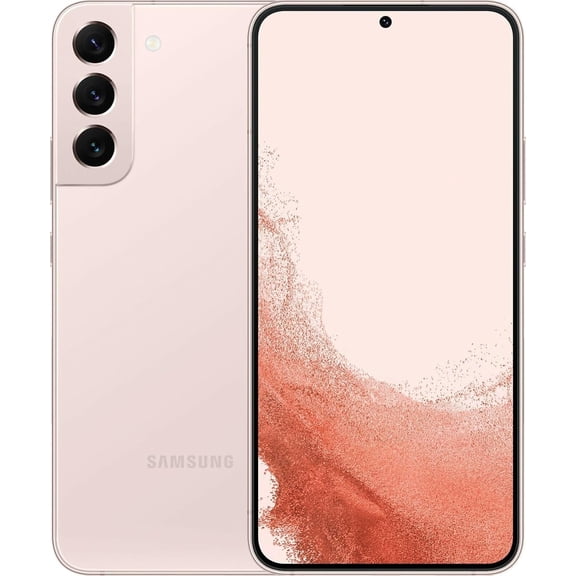 Samsung Galaxy S22+ Plus 5G 256GB SM-S906U1, 6.6" AMOLED, 50MP 4K Camera,Unlocked Android Smartphone - Pink Gold