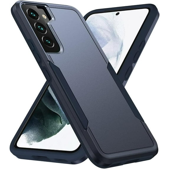 Samsung Galaxy S22 Plus 5G Case(Not for S22&S22 Ultra), Heavy Duty Shockproof Military-Grade Dual Layer Wireless Charging Support Case for Galaxy S22+ 5G 6.6"(Blue)