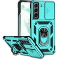 thumbnail image 1 of for Samsung Galaxy S22 Plus Case with Camera Lens Cover HD Screen Protector, Military-Grade Drop Tested Magnetic Ring Holder Kickstand Protective Phone Case for Samsung Galaxy S22+ Plus 5G (Mint), 1 of 17