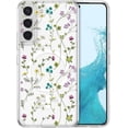 thumbnail image 1 of for Samsung Galaxy S22 Plus Case Compatible with MagSafe Clear Floral Case with Flower Branch Pattern for Girls Women Slim Cute Hard Back Shockproof S22 Plus Phone Case,Transparent, 1 of 15