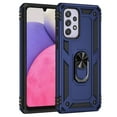 thumbnail image 1 of Samsung Galaxy S22 Plus Case, Rosebono Hybrid Slim Colorful Armor Cover Case With Adjustable Integrated 360 Degree Rotating Ring Kickstand For Samsung Galaxy S22 Plus (Navy), 1 of 6