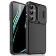 thumbnail image 1 of For Samsung Galaxy S22 Plus Case with Sliding Camera Lens Protector, Hard PC Back Cover Shockproof Drop Protection Anti-Scratch Phone Case for Samsung Galaxy S22 Plus, Black, 1 of 9