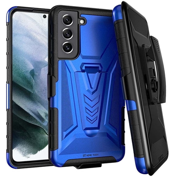 Samsung Galaxy S22 Plus Dual-Layer Holster Case with Kickstand