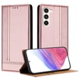 thumbnail image 1 of for Samsung Galaxy S22 Plus Purse Case, Magnetic Closure Business PU Leather Card Slots Wallet Phone Case, Flip Silicone TPU Bumper Protective Cover with Stand Shockproof Folio Case, Rosegold, 1 of 7