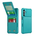 thumbnail image 1 of for Samsung Galaxy S22 Plus Wallet Case, Built-in 4 Card Holders Kickstand Purse Cover, Military Grade Enhanced Corners Drop Protection, Rugged Protective Phone Case for Galaxy S22 Plus, Green, 1 of 8