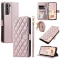 thumbnail image 1 of for Samsung Galaxy S22 Plus Wallet Case, Premium PU Leather Magnetic Flip Folio Case with Wrist Strap Credit Card Holder for Women Men Crossbody Strap Case Cover for Samsung Galaxy S22 Plus,Rosegold, 1 of 9