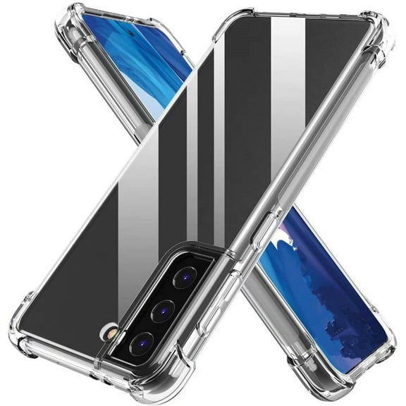 Samsung Galaxy S22 SM-S901U Case , Crystal Clear Hard Back Cover with 4 Corners Shockproof Protection Clear Case for Galaxy S22