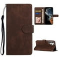 thumbnail image 1 of For Samsung Galaxy S22 Ultra 5G Phone 6.8" Case 2022 Wallet Case,PU Leather Kickstand Shockproof Scratch Resistant Folio Flip Cover with Cards Holder Wallet Case For Samsung Galaxy S22 Ultra,Coffee, 1 of 8