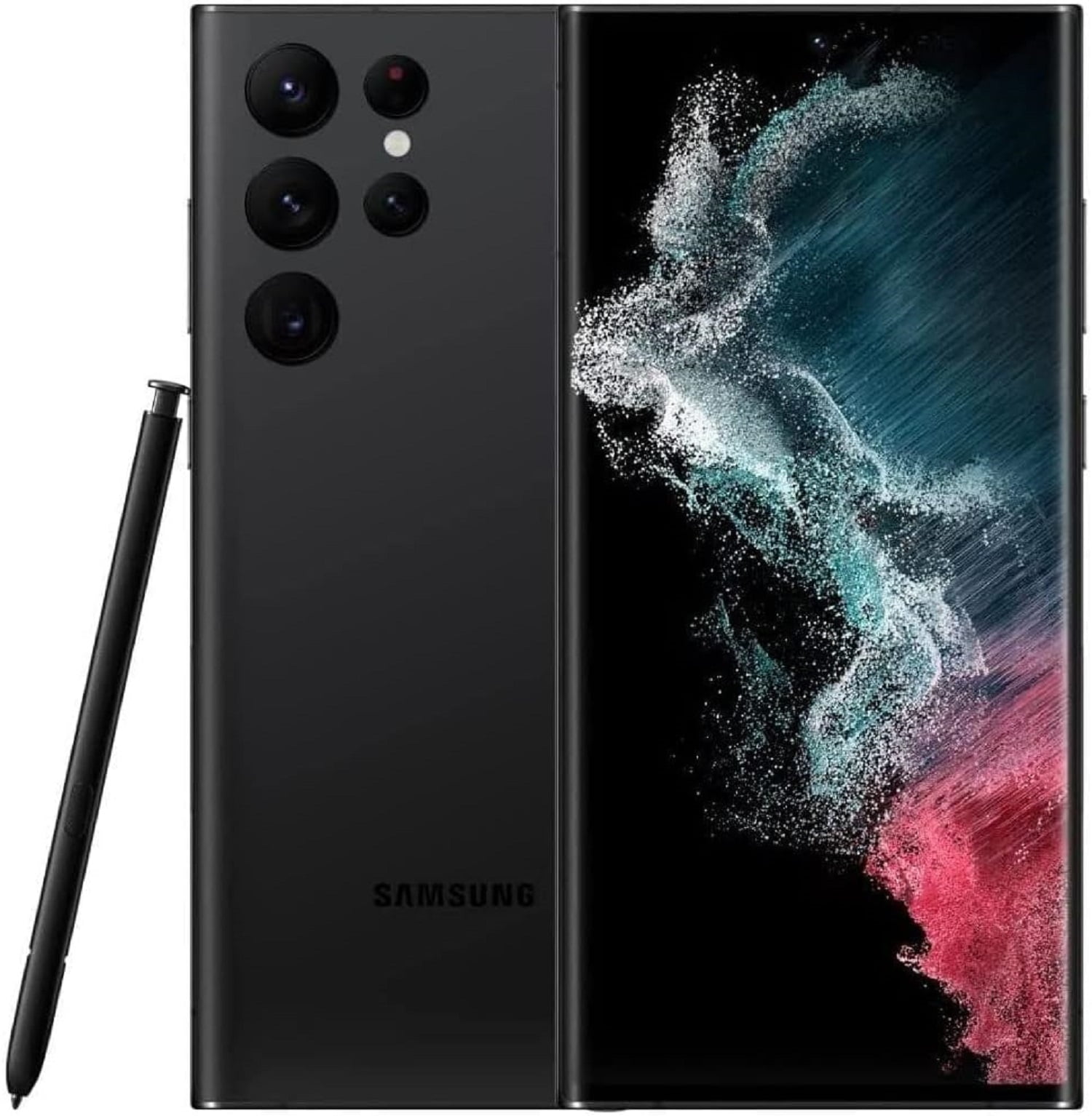 Samsung Galaxy S22 Ultra 5G S908U 128GB GSM/CDMA Unlocked Android Smartphone (USA Version) - Phantom Black
