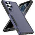 thumbnail image 1 of for Samsung Galaxy S22 Ultra Case: Dual Layer Protective Heavy Duty Cell Phone Cover Shockproof Rugged with Screen Protector - Military Protection Bumper Tough - Samsung Galaxy S22 Ultra 5G, Blue, 1 of 9