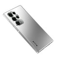 thumbnail image 1 of For Samsung Galaxy S22 Ultra Case, Rugged Alloy Frame Hard PC Shockproof Full Protective Drop Proof Anti-Scratch Slim Fit Bumper Phone Case for Samsung Galaxy S22 Ultra, Silver, 1 of 6