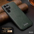 thumbnail image 1 of for Samsung Galaxy S22 Ultra Leather Case Wireless Charging, Slim Luxury Classic PU Non-Slip Grip Rugged Bumper Shockproof Protective Cover Men Women Phone Cases for Samsung Galaxy S22 Ultra, Green, 1 of 8