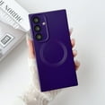 thumbnail image 1 of for Samsung Galaxy S22 Ultra Magnetic Case, Compatible with MagSafe, Luxury Matte Hard PC Shockproof Protective Skin Friendly Anti-Scratch Lightweight Back Case Cover for Galaxy S22 Ultra, Darkpurple, 1 of 6