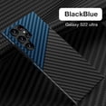 thumbnail image 1 of for Samsung Galaxy S22 Ultra Phone Case,Slim Hard PC + Soft TPU Anti-Scratch Shock Absorption Carbon Fibre Durable Protective Case Wireless Charing Cover for Samsung Galaxy S22 Ultra, Blackblue, 1 of 10