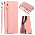 thumbnail image 1 of Samsung Galaxy S22 Ultra Wallet Case, Dteck Matte PU Leather Flip Cover Zipper Pocket Card Holder Stand Case for Samsung Galaxy S22 ultra 6.8 inch 2022, Rosegold, 1 of 8