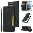 thumbnail image 1 of for Samsung Galaxy S22 Ultra Wallet Case,PU Leather Magnetic Flip Strap Wrist Phone Cover with RFID Block Card Holder for Samsung Galaxy S22 Ultra,Black, 1 of 8