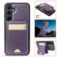 thumbnail image 1 of For Samsung Galaxy S23 Case with 2 in 1 Detachable Magnetic Wallet RFlD Blocking Card Slots Pocket, Compatible MagSafe, Back Flip Kickstand Premium PU Leather Wireless Charging Phone Case,Purple, 1 of 9
