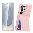 thumbnail image 1 of for Samsung Galaxy S23 Case with Card Holder & Flip Kickstand, Heavy Duty Protective Rugged Shockproof Hidden Card Slot Slim Back Wallet Case for Samsung Galaxy S23 Women & Men, Pink, 1 of 9