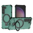 thumbnail image 1 of for Samsung Galaxy S23 Case Compatible with MagSafe Rugged Grip Back Case with Magnetic Ring Adjustable Stand Military Grade Heavy Duty Protection Shockproof Anti-Scratch Phone Cover,GreenGreen, 1 of 9