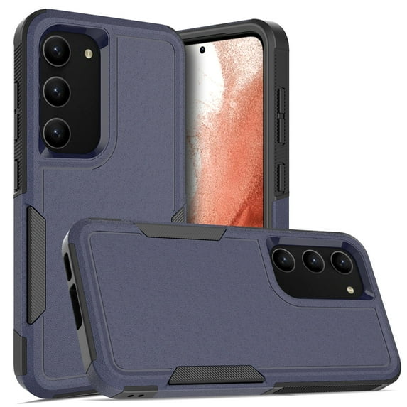for Samsung Galaxy S23 Case,Heavy Duty Drop Protection Edge Raised Rugged Shockproof/Drop Proof/Dust Proof Military Protective Tough Durable Cell Phone Cover for Men Women,Darkblue