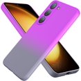 thumbnail image 1 of for Samsung Galaxy S23 Case, New Designed Slim Phone Case,[10 FT Military Grade Drop Protection], with Lens Protector,Gradient,Purple+black7-sam s23-04, 1 of 13