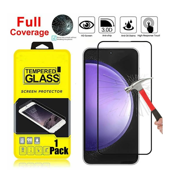 For Samsung Galaxy S23 FE 5G Screen Protector, Takfox HD Clear Tempered Glass, Easy Installation, Touch Sensitive, Scratch Resistant, Bubble-Free for Galaxy S23 FE Glass Screen Protector