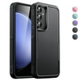thumbnail image 1 of For Samsung Galaxy S23 FE Case, Dual Layer Shockproof Heavy Duty Cover, eBizWare Rugged Full Body Protection Military Grade Phone Case for Galaxy S23 FE - Black, 1 of 8
